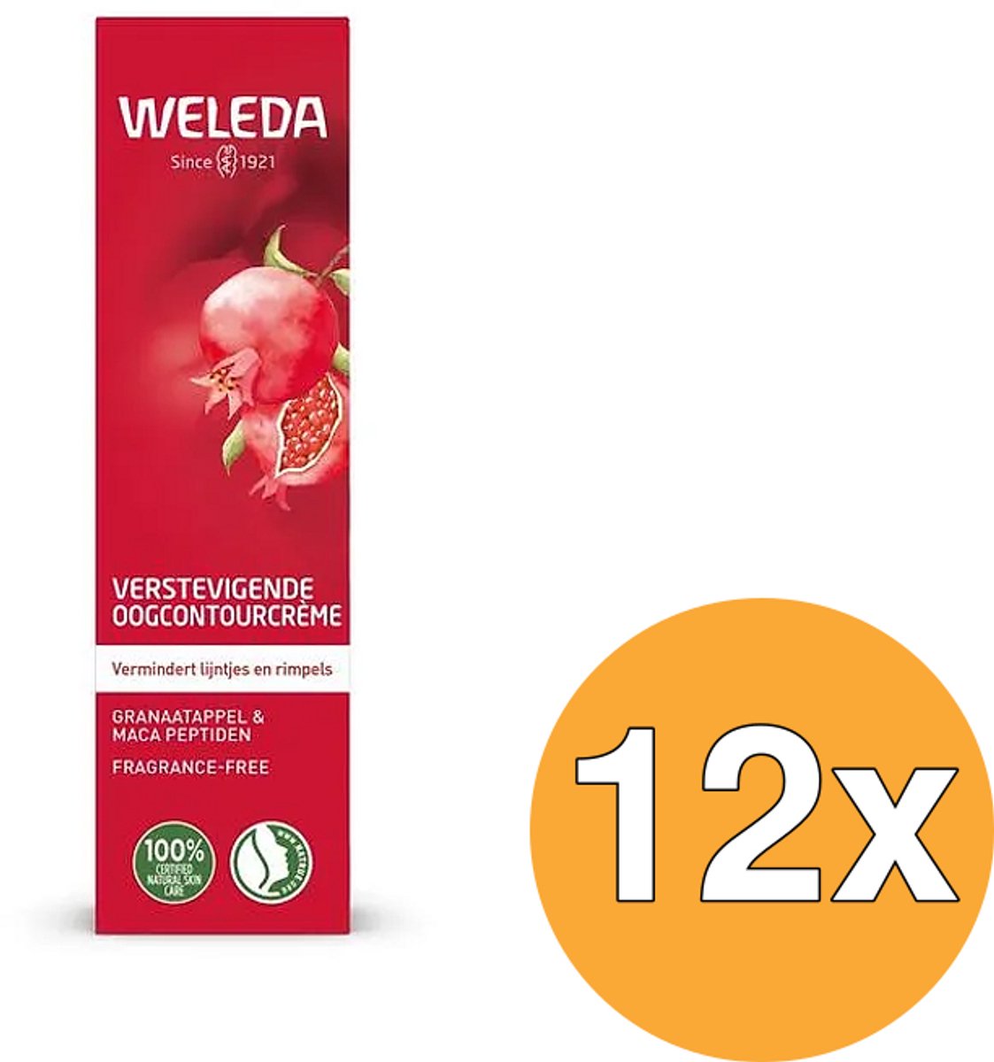 12x WELEDA Verstevigende oogcontourcreme (12 ml)