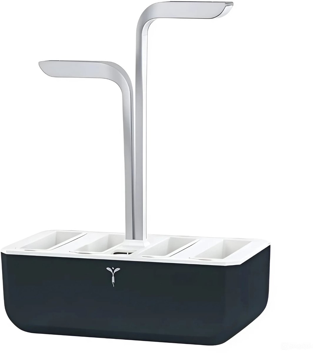 Véritable® GARDEN SMART - met ADAPT’LIGHT LED technologie - Keuken binnenmoestuin, inclusief 4 Lingots® kruiden navulling - ZWART