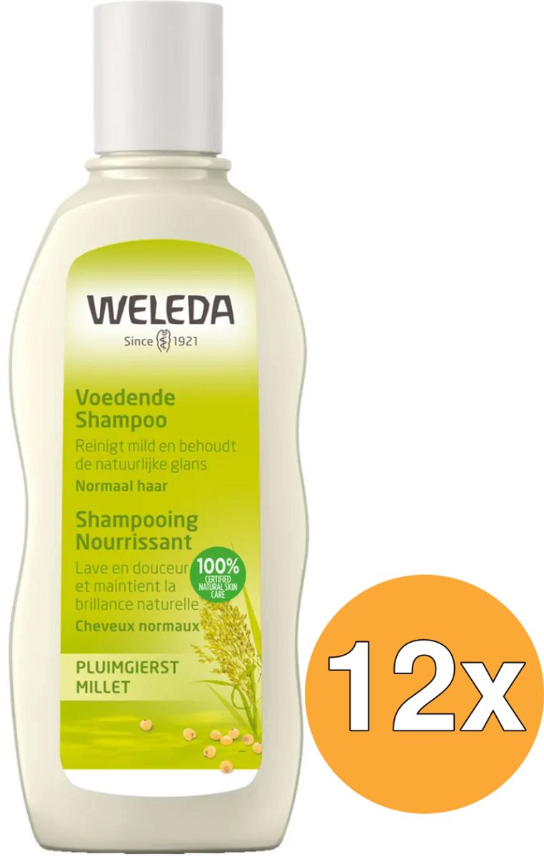 12x WELEDA Pluimgierst milde shampoo (190 ml)