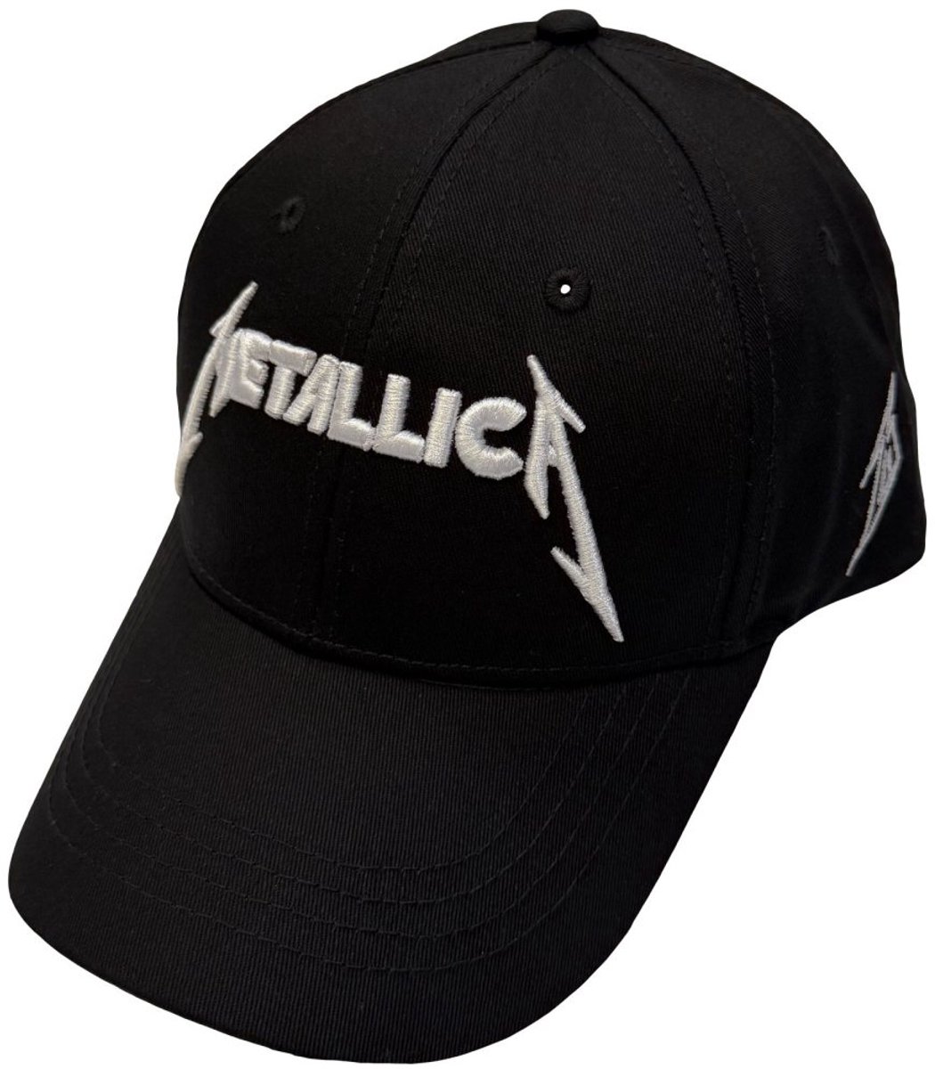 Metallica - Text & M Logos Baseball pet - Zwart