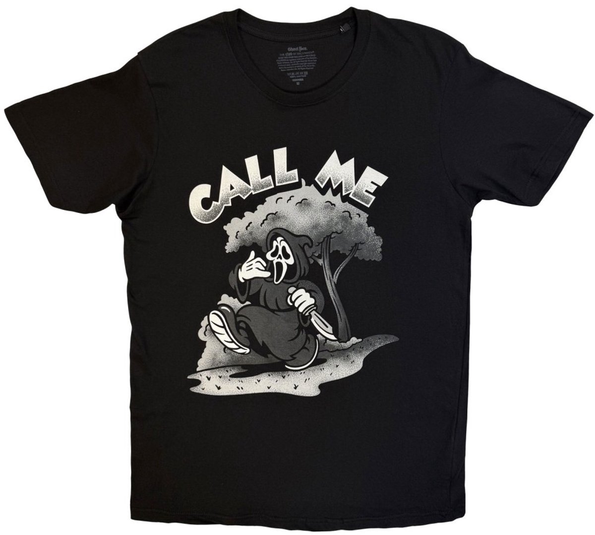 Scream Ghostface - Call Me Heren Tshirt - 2XL - Zwart