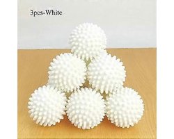 Droogballen voor de was - wit 6PCS - Milieuvriendelijke wasverzachter en antistatische werking