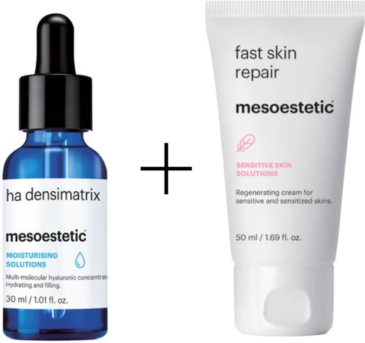 Mesoestetic HA Densimatrix + Fast Skin Repair – Hydratatie & Repair Set – Huidherstel Serum
