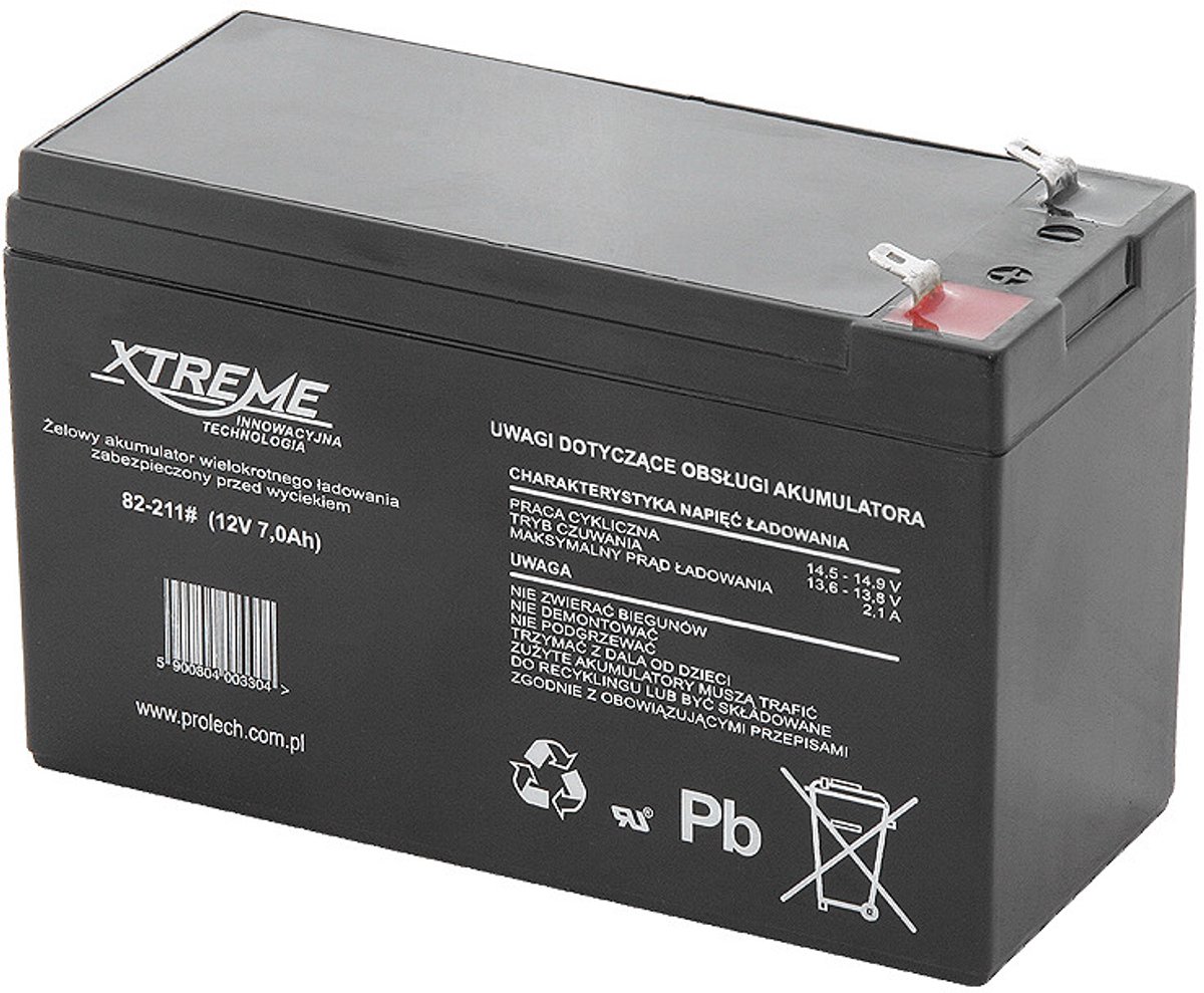 Xtreme - Gel Accu - 12V 7Ah - Loodaccu AGM