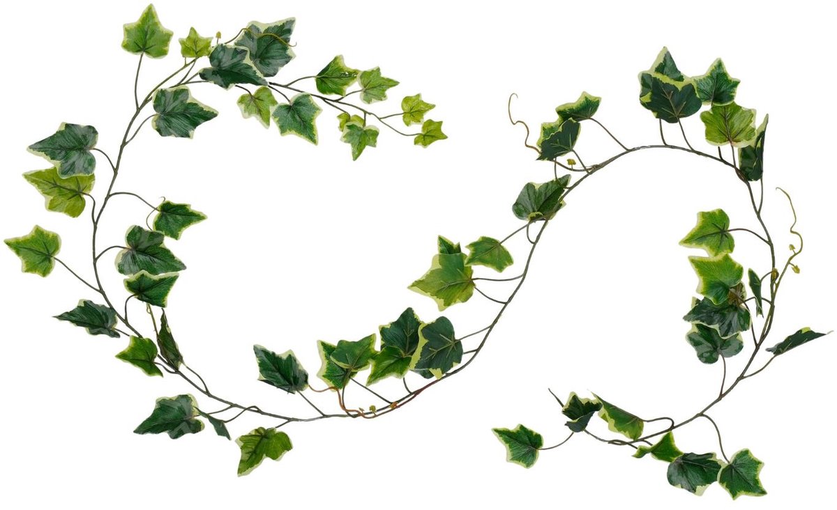 Mica Decorations Kunstplanten Hedera Slinger - 160 x 10 cm - mix groen - kunststof - decoratie - bladmix groen Lichtgroen