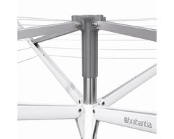 Brabantia Droogmolen Reparatie Onderdeel - Droogrek Middenstuk Vervanging - Waslijn Draaimolen Reparatie Set - Tuin Droogrek Herstel Onderdeel - Duurzaam Alternatief Voor Nieuwe Droogmolen - Universeel Compatibel - Grijs