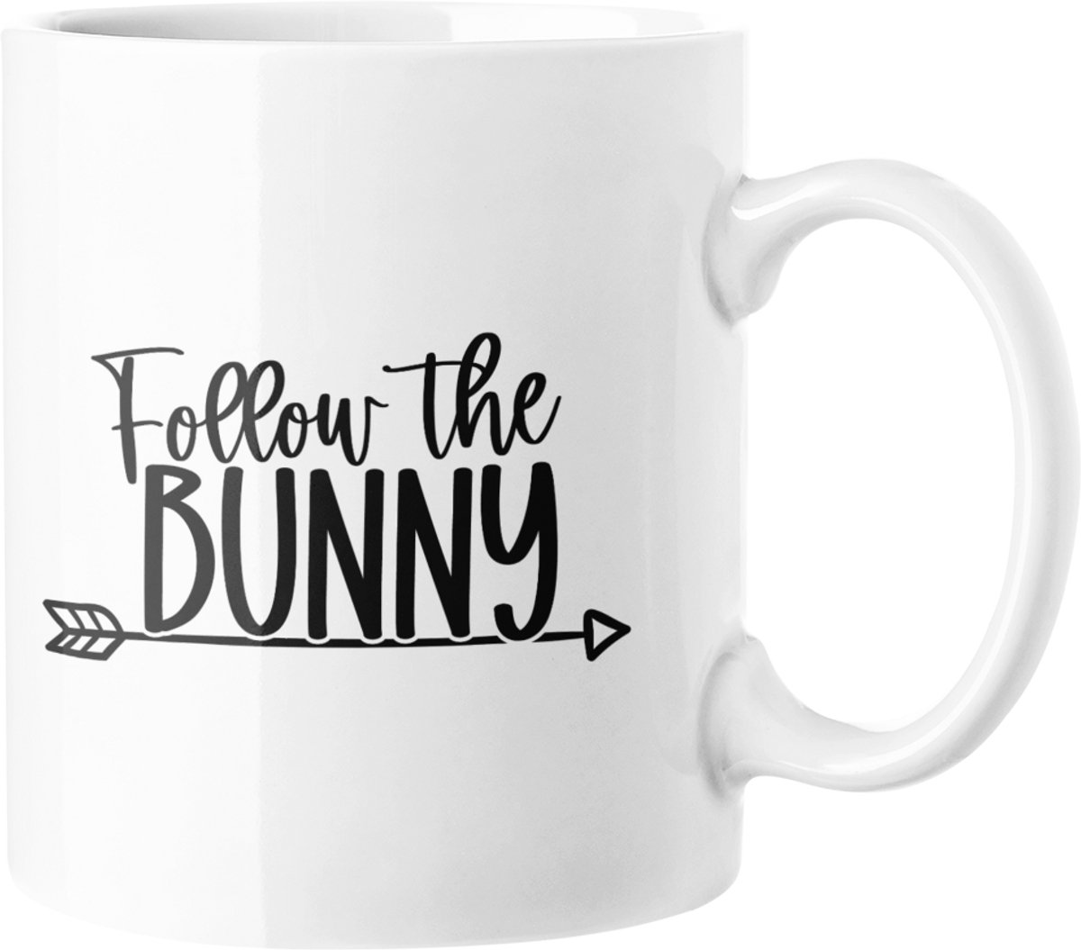 Volg de Bunny Paasmok - Leuke Lente Koffiekop Cadeau
