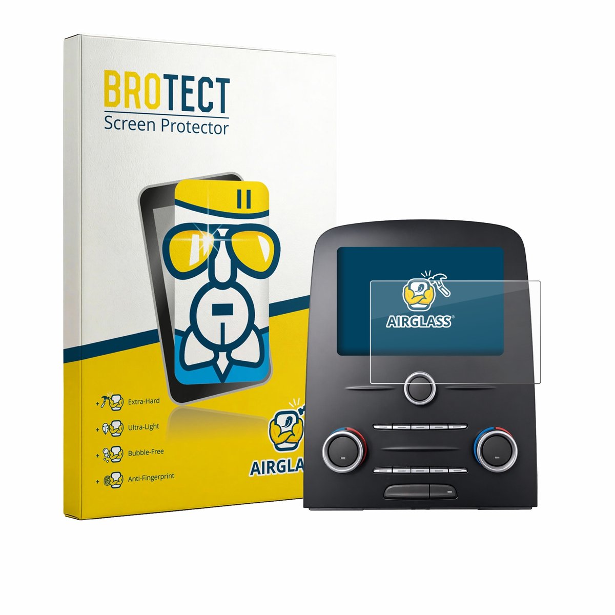 Screenprotector voor Renault Scenic IV Intens Energy TCe 7" Beschermglas transparant