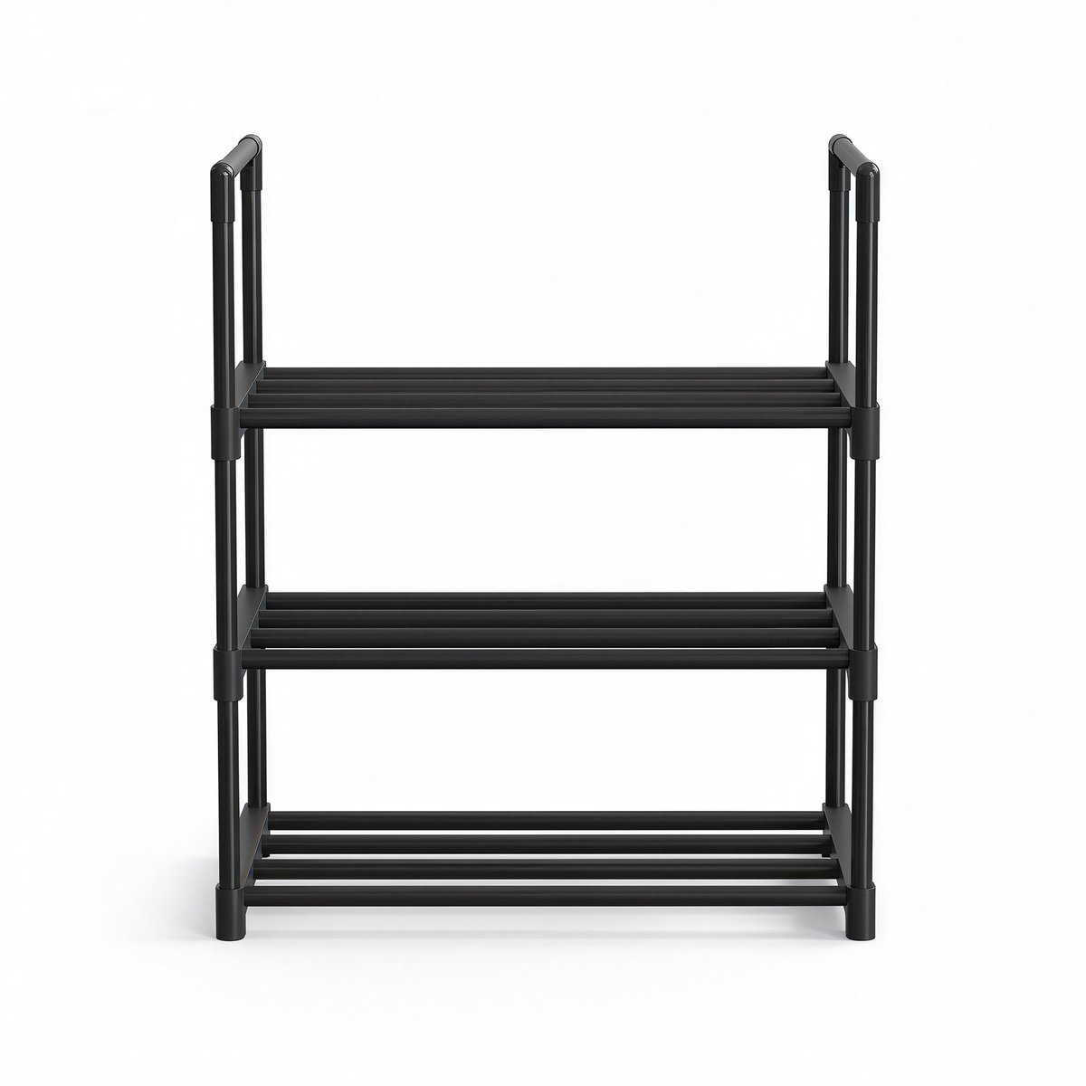 SONGMICS - Schoenenrek - Schoenenrek met 3 Lagen - Stapelbaar - Organizer voor 3-6 Paar Schoenen