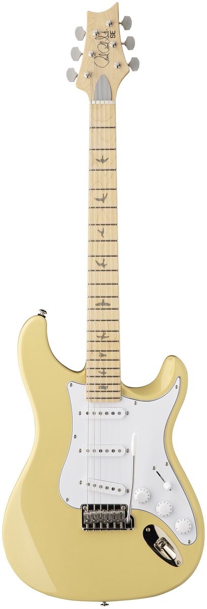 PRS SE Silver Sky MN Moon White 2026 - Elektrische gitaar