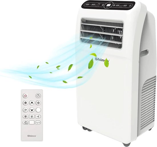 Mobiele airconditioner Archi 12000 BTU 3-in-1 koelen ventileren ontvochtigen met afstandsbediening & uitlaatslang