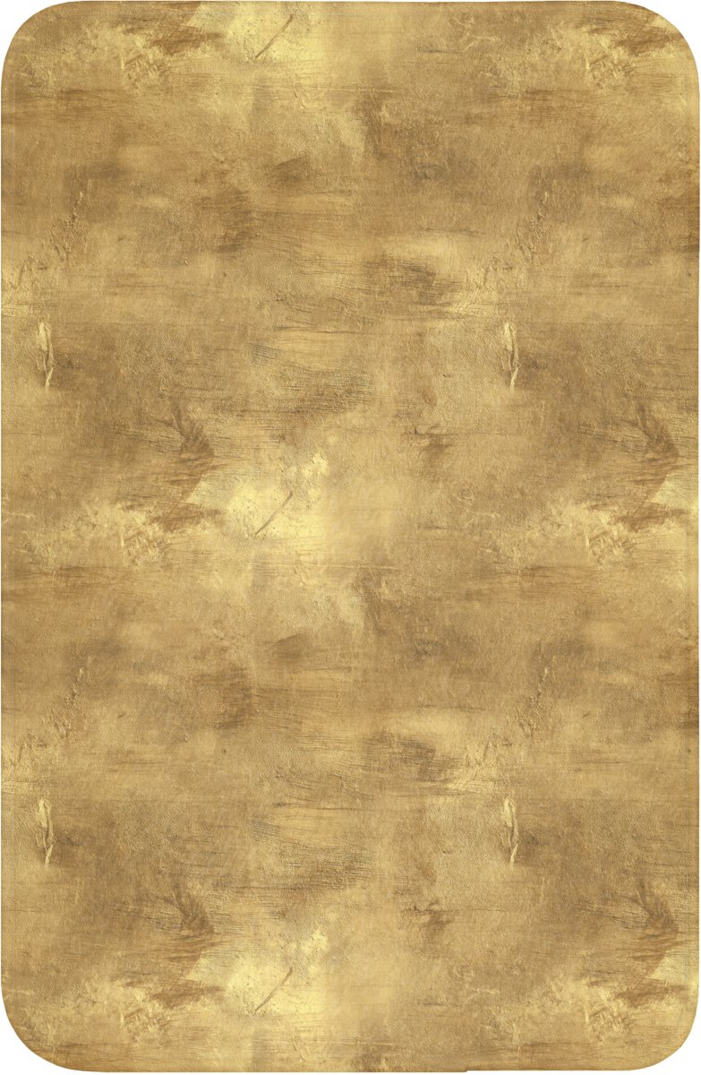 WC mat 40x60 cm - Antislip - Industrieel - Textuur - Goud - Toiletmat - Vloermat - Douchem