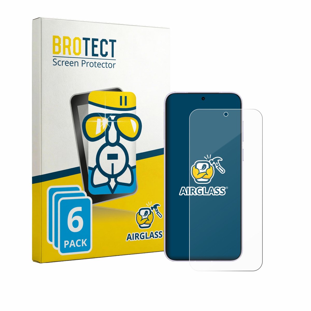 Screenprotector 6 Stuks voor Vivo X300s Beschermglas transparant