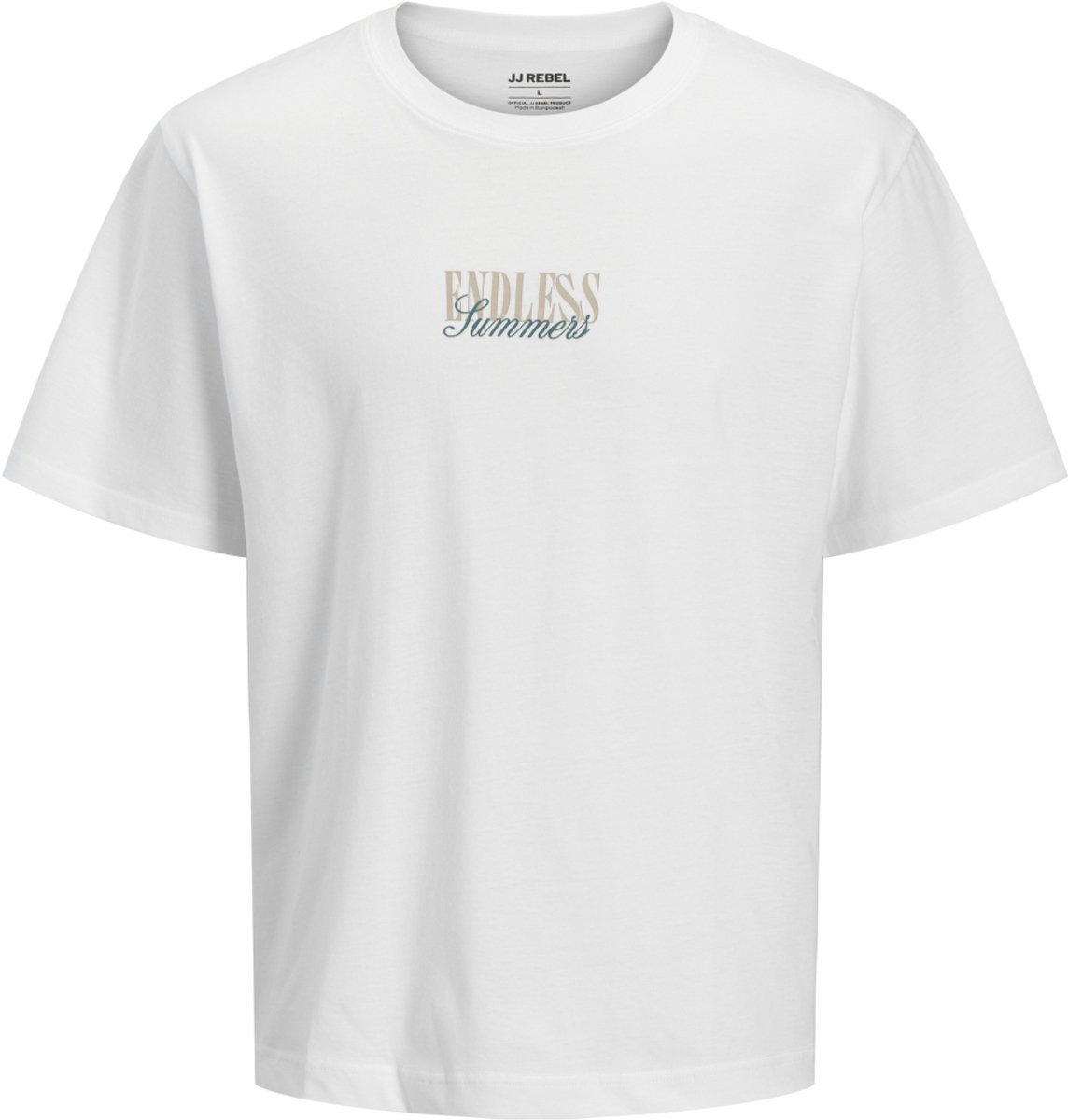 Jack & Jones T-shirt Jrebhayden Relaxed Ss Tee 12290849 Bright White Mannen Maat - S