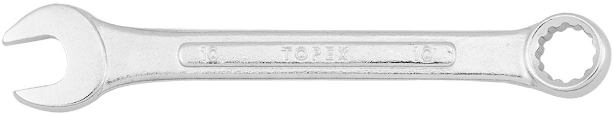 Topex - Ringsteeksleutel - 10x125 mm - Staal - Duurzaam