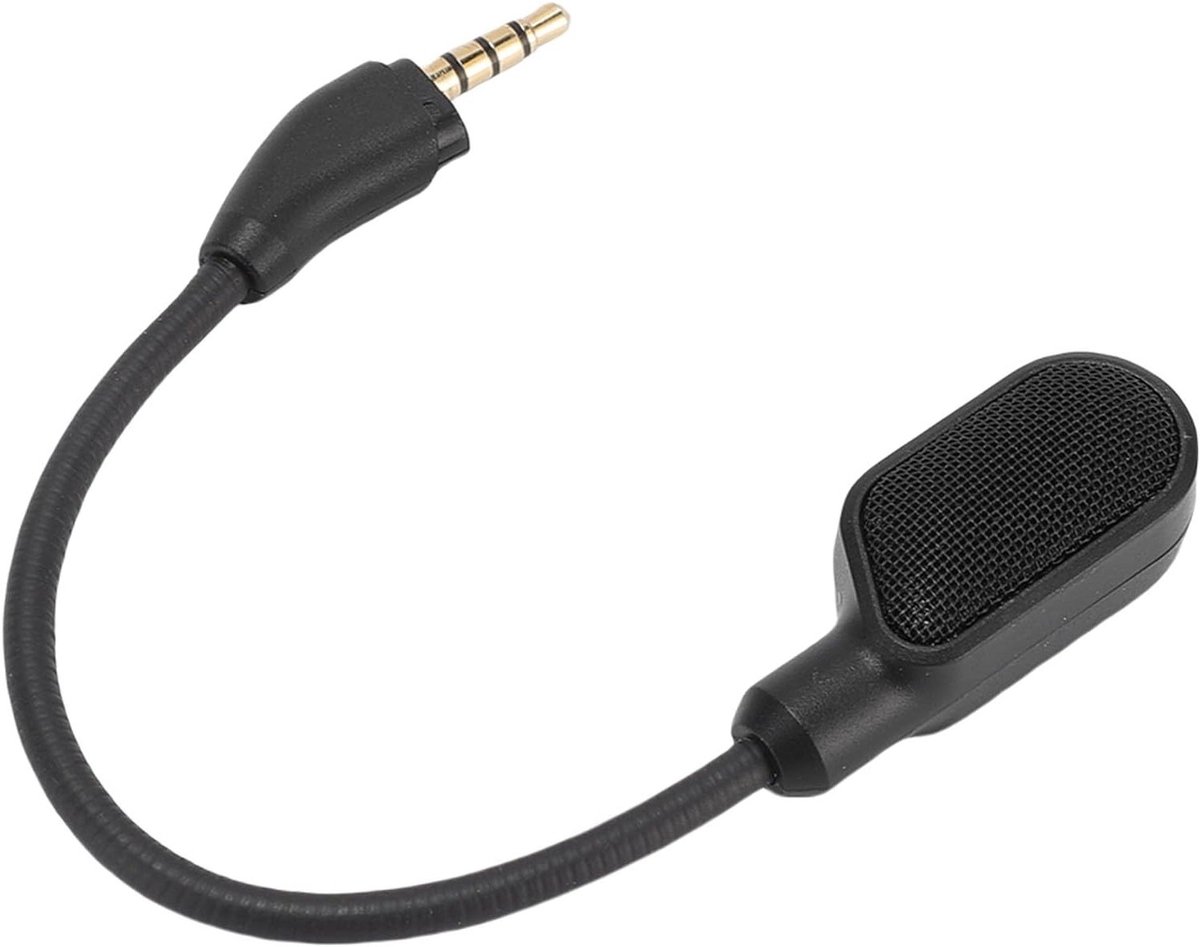Omnidirectionele Vervangmicrofoon voor Gaming Headsets met Geluidsreductie en LED-mute Indicator voor Duidelijke Communicatie