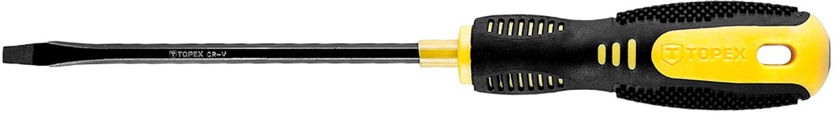 Topex - Schroevendraaier - Platte Kop - 4x100 mm - Ergonomische Handgreep