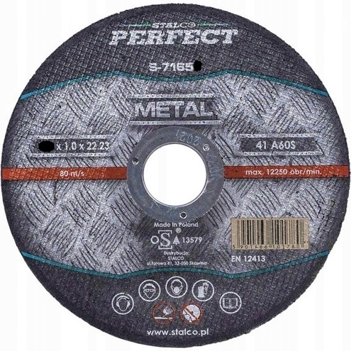 Stalco Perfect - Metaal Snijschijf - 115x1x22,23mm - Type 41 - Hoge Precisie