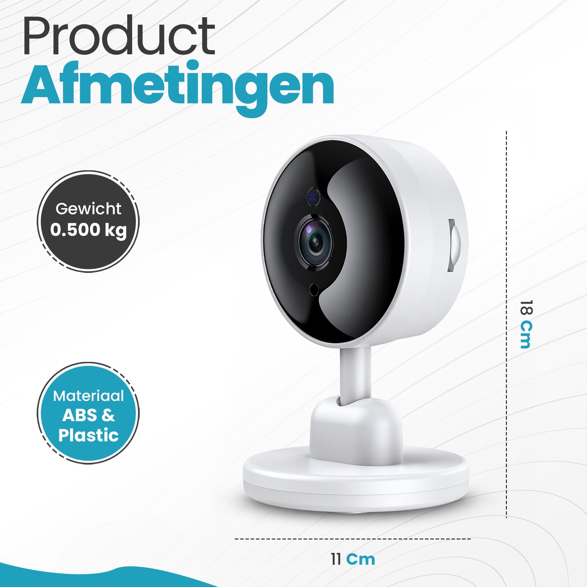 RaviSoll Babyfoon Camera - Wifi, Nachtvisie, Bewegingsdetectie thumbnail 4
