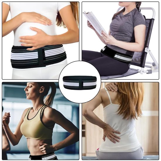 Orthopedische Heupriem voor Sciatica, Comfortabele Rugband, Verstelbare Antislip Ondersteuning voor Heup- en Rugpijn (120cm) van Merkloos — afbeelding 2