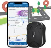 GPS Tracker 4G Zonder abonnement, 20000mAh Lange Batterij, Real-time Tracking, Bewegingsalarm, Geo Fence, met Sterke Magneet – Gratis APP – Voor Auto, Motor, Boot & Waardevolle Objecten