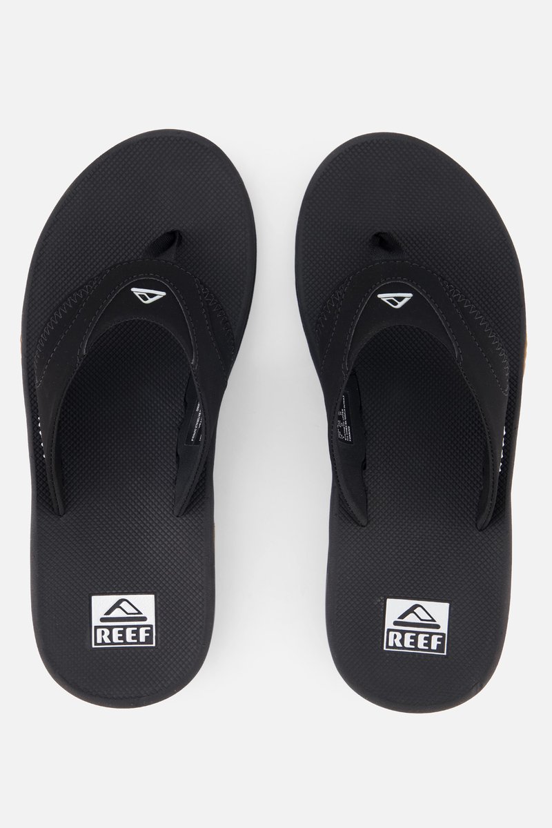 Reef Fanning Heren Slippers Zilver