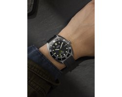 Timex Expedition Pioneer Automatic Mechanisch Automatisch Horloge Zwart En Zilverkleurig Kast Gemaakt Van 100% Titanium En Een Armband Van 100% Hnbr 41 TW2Y63600AJ