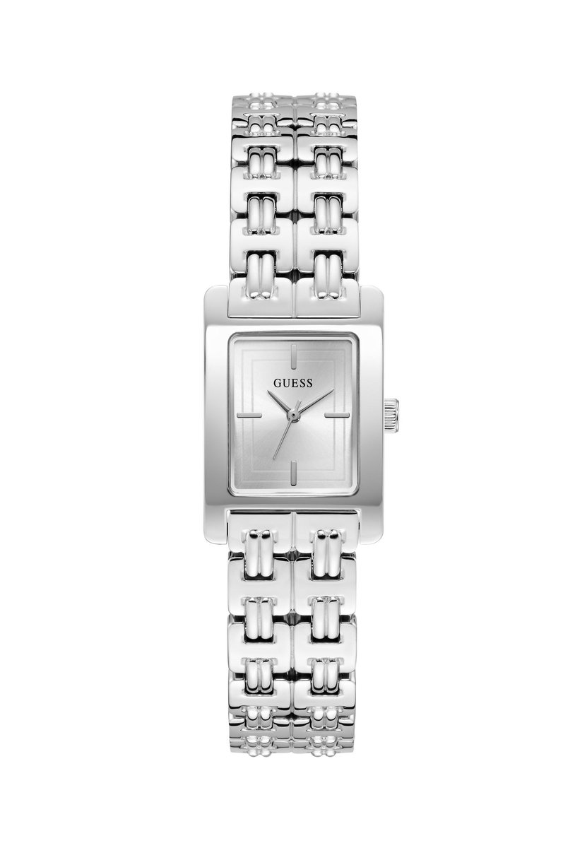 Guess Cove Quartz Analoog Horloge Silver Tone Kast: 100% Roestvrij Staal | Armband: 100% Roestvrij Staal 23 mm GW1026L1, GW1026L2