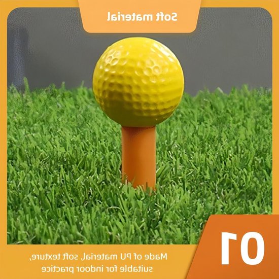 Kleurige Golfballen van Foam Rubber voor Training, Geschikt voor Kinderen en Volwassenen, 16 Stuks voor Thuis en Tuin Gebruik — afbeelding 5