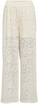 Object Objbianca Mw Wide Pant Broeken Dames - Creme - Maat XS