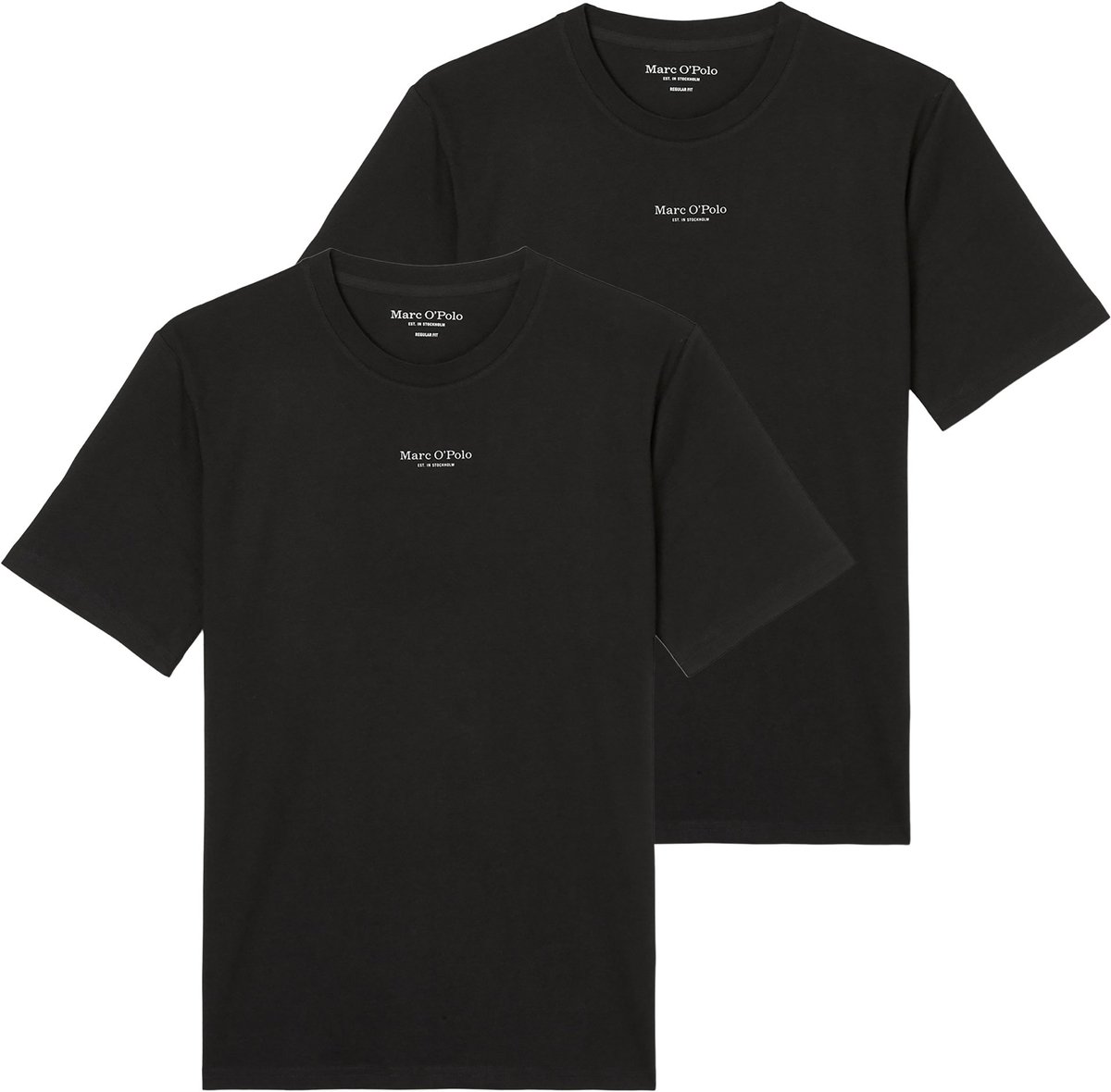 Marc O Polo T-shirt Medium-Logo Set van 2