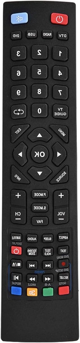 Smart TV Afstandsbediening voor Al Alba, Bush, Technika en E Motion - Universele Controle met Gemakkelijke Toegang en Snelle Navigatie