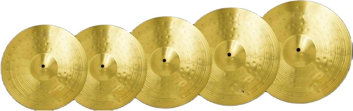 Bekken Set - Drum Accessoires - Muziek Maken - Gemaakt van Messing - 14 16 18 20 inch - Messing