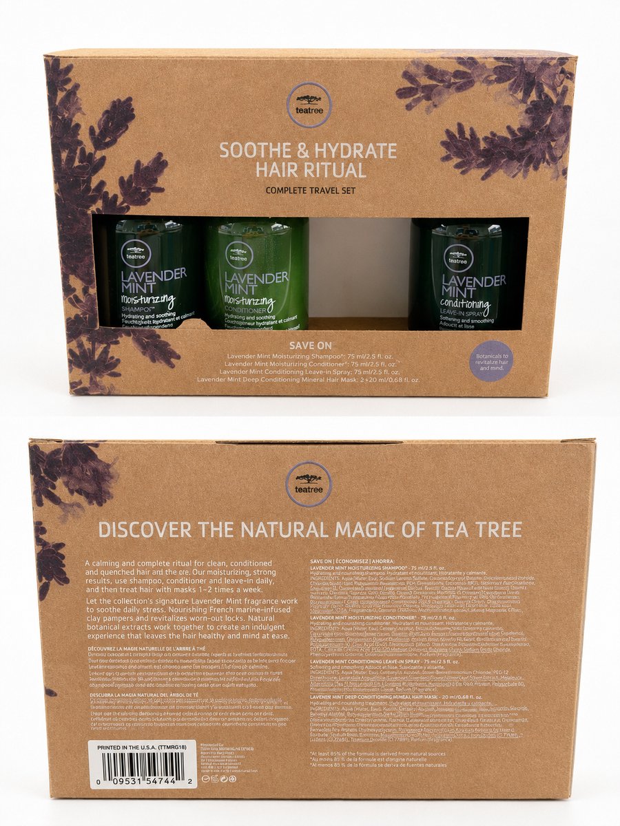 Paul Mitchell COMPLETE TRAVEL SET - SOOTHE & HYDRATE HAIR RITUAL