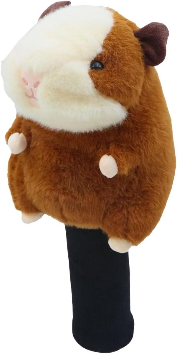 Golfclubhoezen - Dierenkop Beschermers - Club Bescherming - Zachte Pluche Stof - Set van 3 en 5 - Bruin