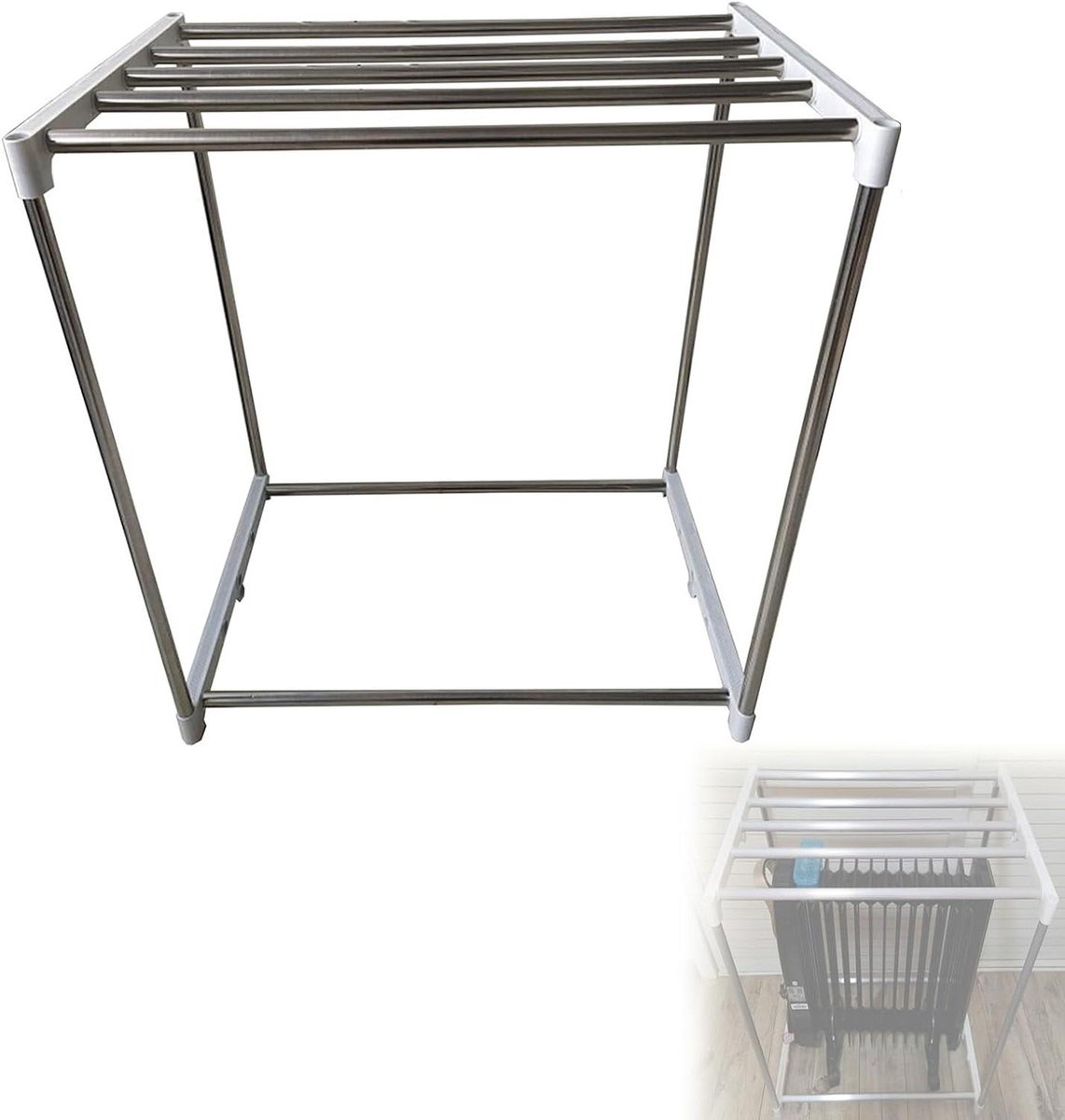 Droogrek voor Radiator - Kledingdroger Verwarming - Kleding Drogen - Roestvrij Staal - 70x