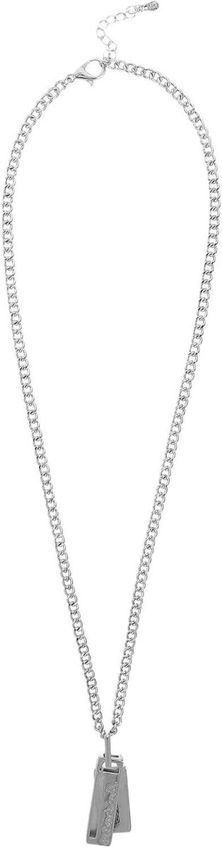 Mini Harmonica Ketting - Muziek Hanger - Muzikaal Accessoire - Draagbaar Instrument - 32 cm - Zilver
