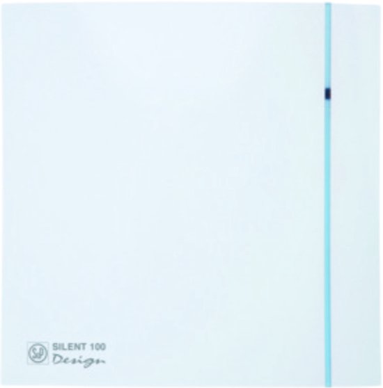 Soler & Palau Silent-100 Design Badkamerventilator Stil 26dB 85m³/h IP45 Voor Toilet en Badkamer