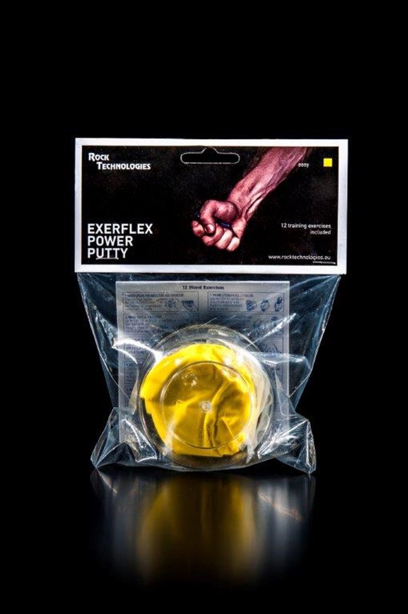 Rock Technologies Power Putty perfecte training voor klimmers Geel