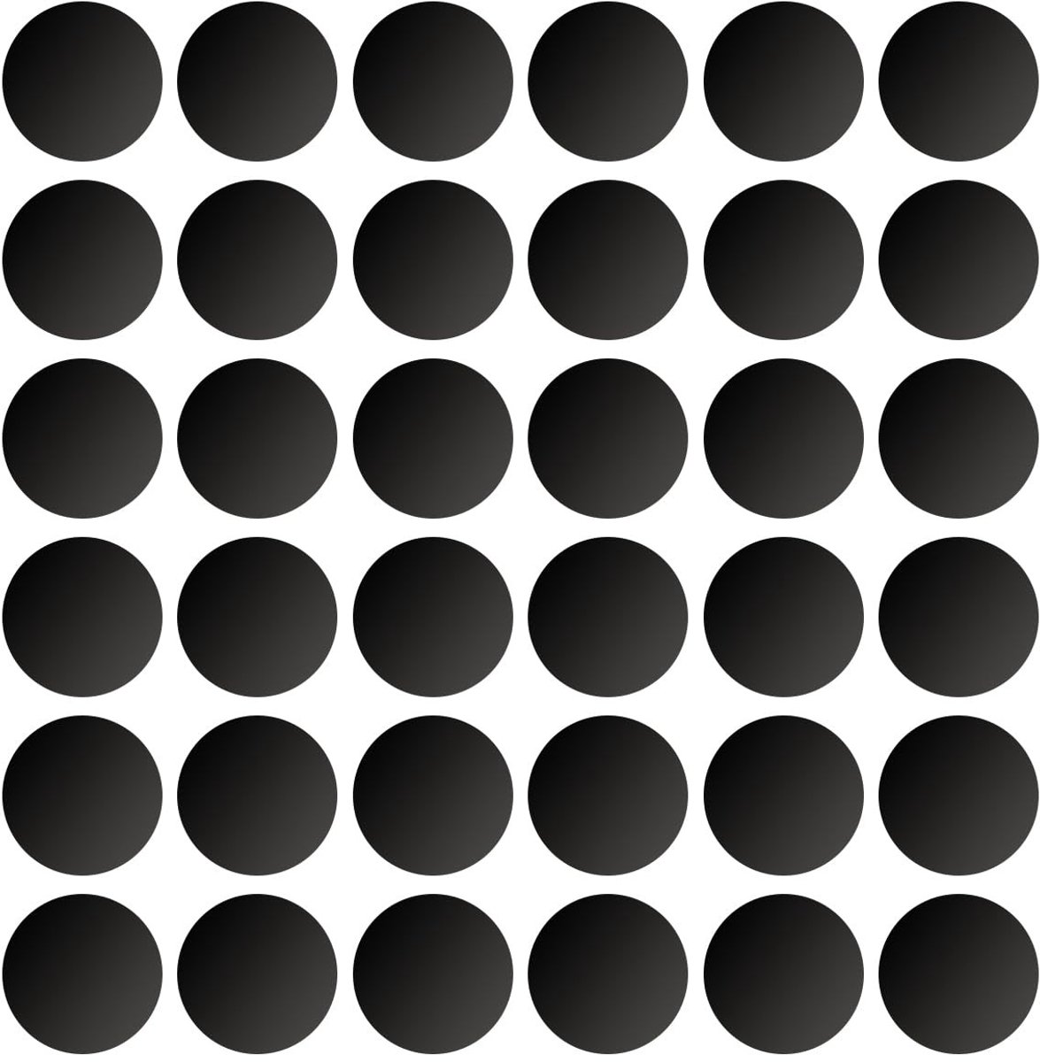 Dailygoods - 36 Stuks Zelfklevende Metalen Plaatjes voor Magneten
