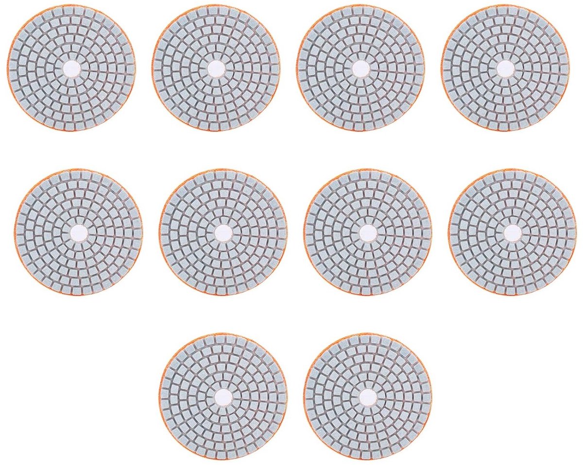 10 Stuks Diamant Polijstschijven, 3 Inch Nat/Droog Polijstset voor Graniet en Beton Polijsten