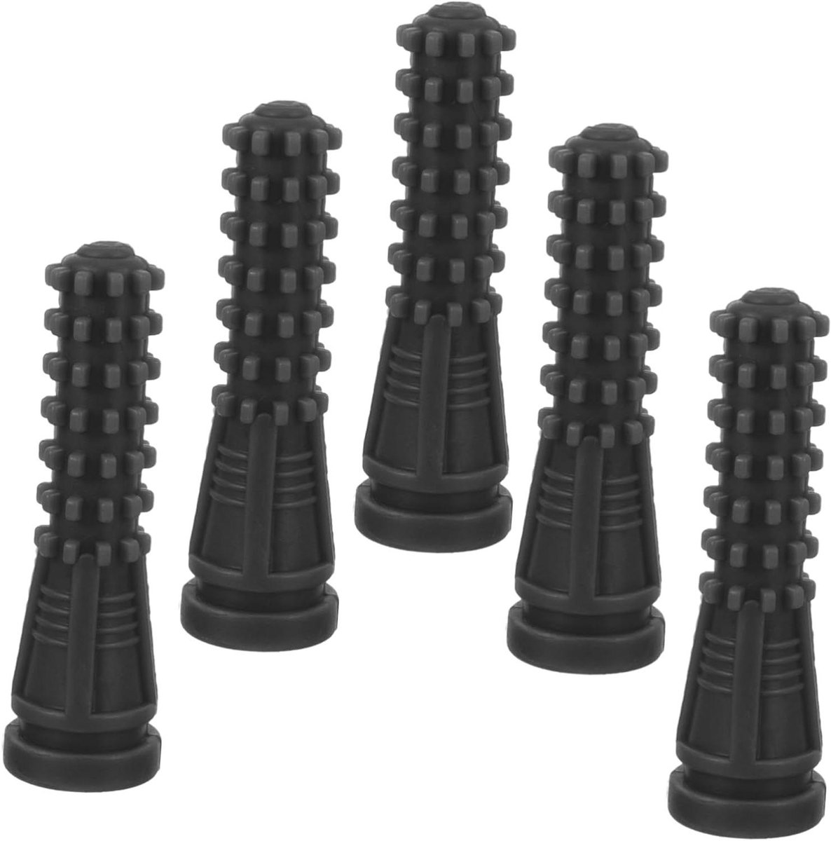 Plukvingers Pluimvee - Verenverwijderaars - Vogels Plukken - Duurzaam Rubber - 5 Stuks - Zwart