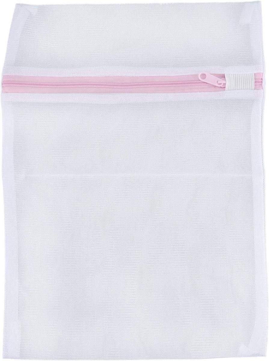 Waszak Ondergoed Net Kleding Beschermen Nylon Mesh 23x30cm Wit