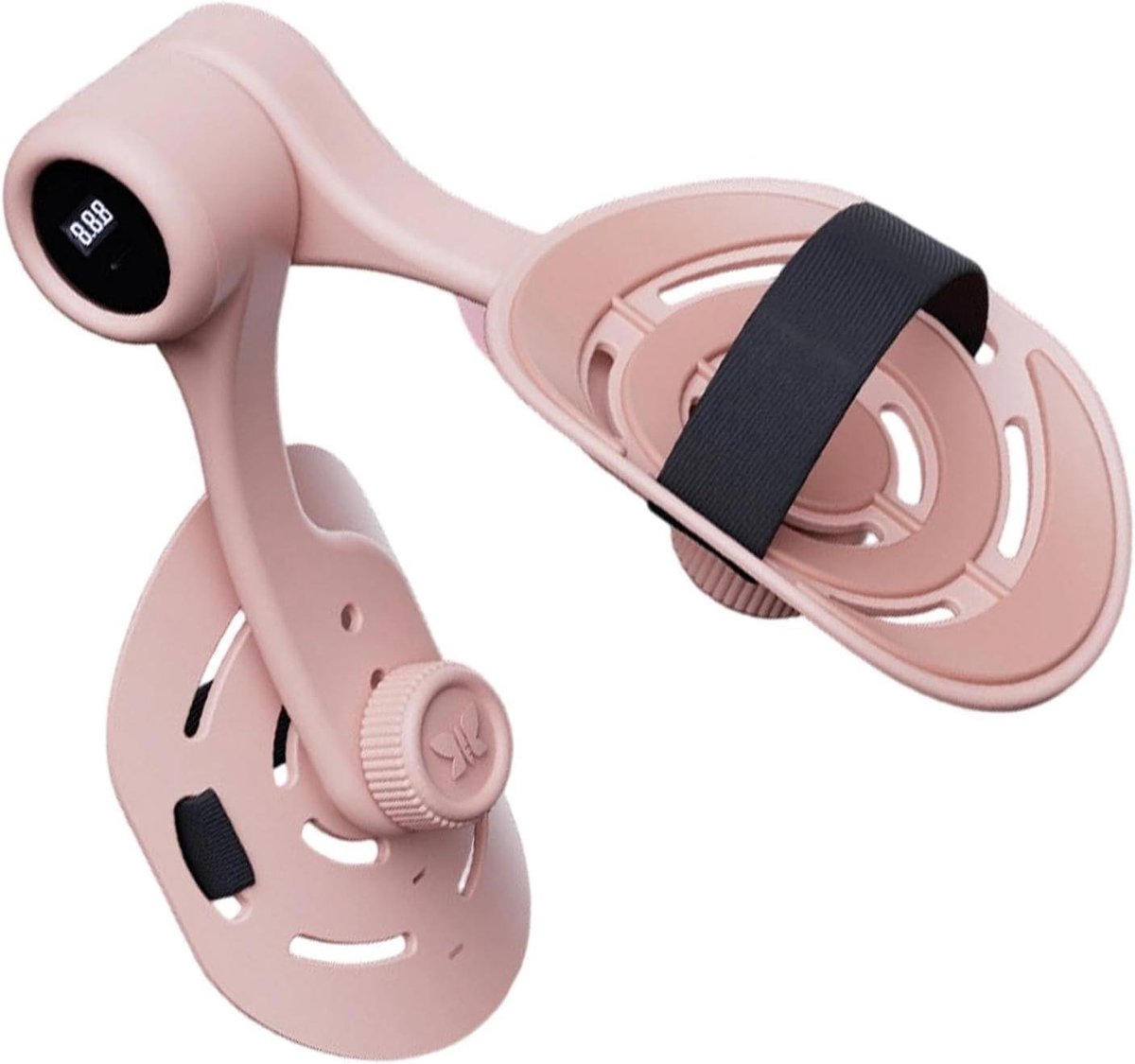 Dijtrainer Bekkenbodem - Fitness Apparaat - Spierversterking Thuis - Met Display Teller - 20x12x9 cm - Roze
