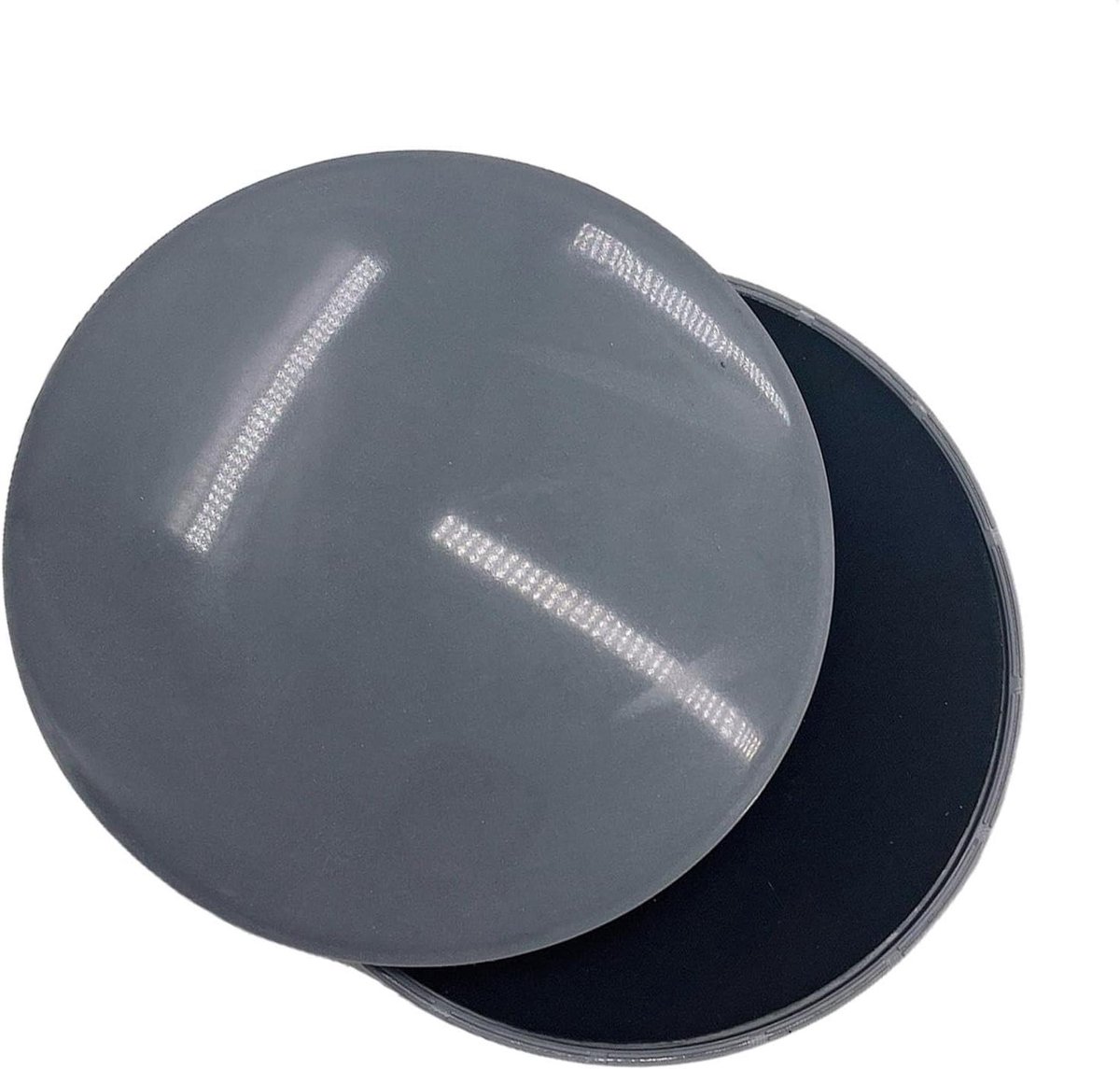 Oefening Glijders - Core Discs - Fitness Training - Dubbelzijdig Antislip - 17 cm Diameter - Grijs