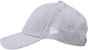 Casquette grise New Era avec logo blanc New York Yankees sur le côté.