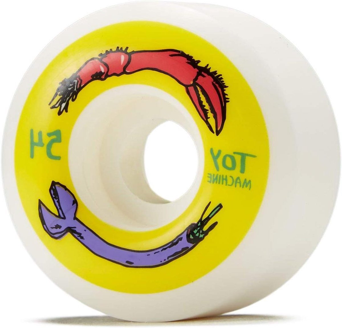 Skateboard Wiel Skate Onderdelen Straat Skaten Hoge Kwaliteit Urethaan 54 mm Diameter Natuurlijk