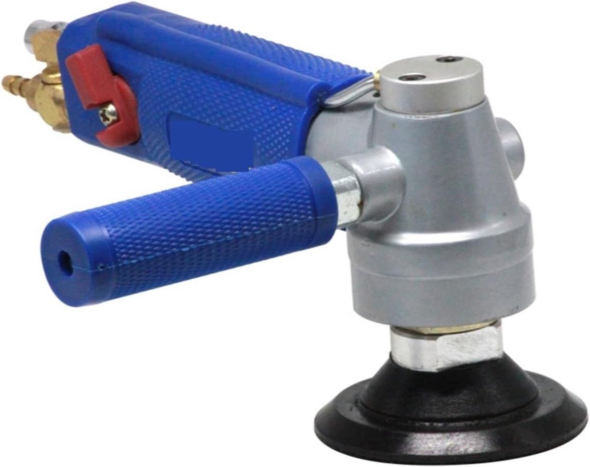 Pneumatische Schuurmachine - Natte Polijstmachine - Steen Bewerken - Watertoevoer Functie - 75 mm Schijf - Grijs