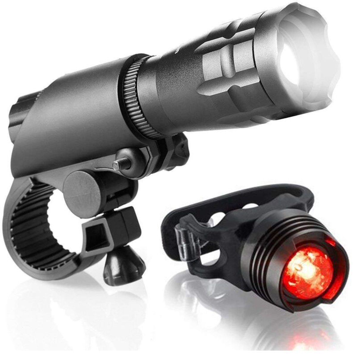 5W Mountainbike Koplamp Kit, Fietslamp, Oplaadbaar, Zoom, Grootlicht (Model 4)