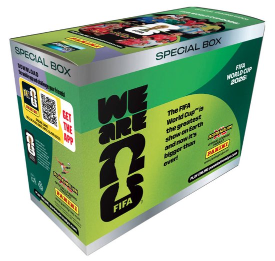 Panini Worldcup 2026 - Adrenalyn XL - FIFA World Cup 2026 Special Box - WK 2026 - 8 Booster Packs (8 Kaarten per Pack - 64 Kaarten Totaal) - 10 Limited Edition Kaarten - 2 XXL Limited Edition Kaarten